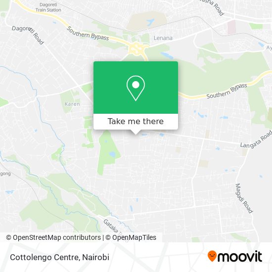 Cottolengo Centre map