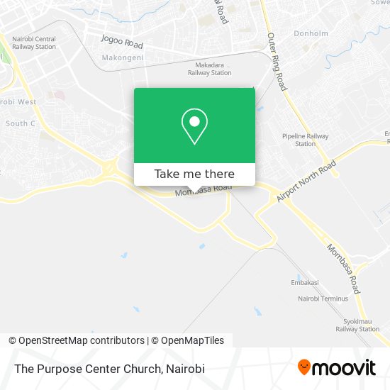 The Purpose Center Church map