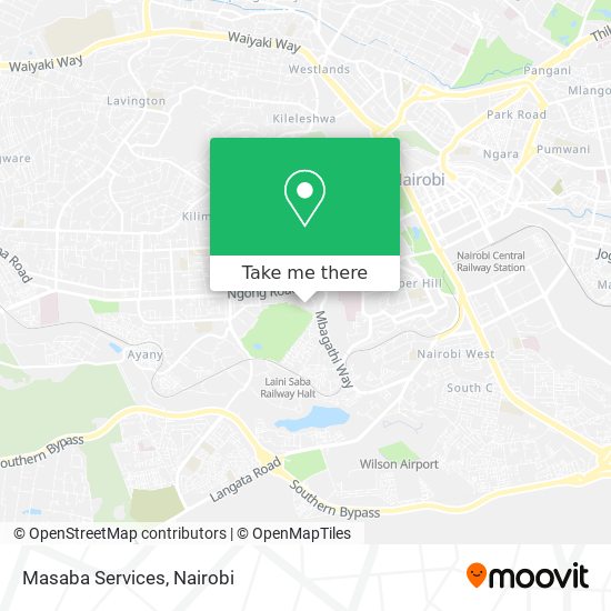 Masaba Services map