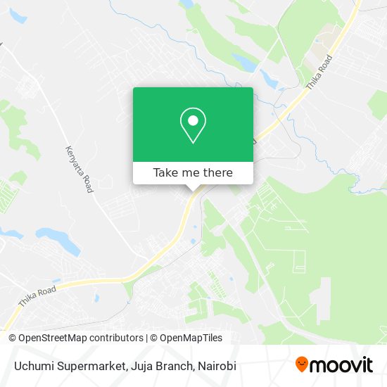 Uchumi Supermarket, Juja Branch map