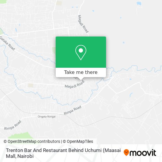 Trenton Bar And Restaurant Behind Uchumi map