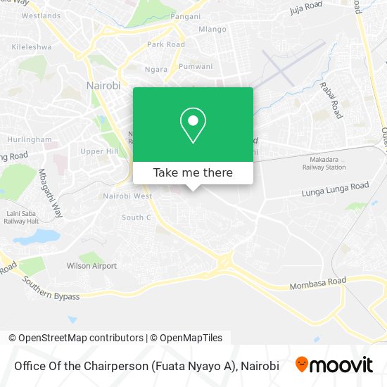 Office Of the Chairperson (Fuata Nyayo A) map