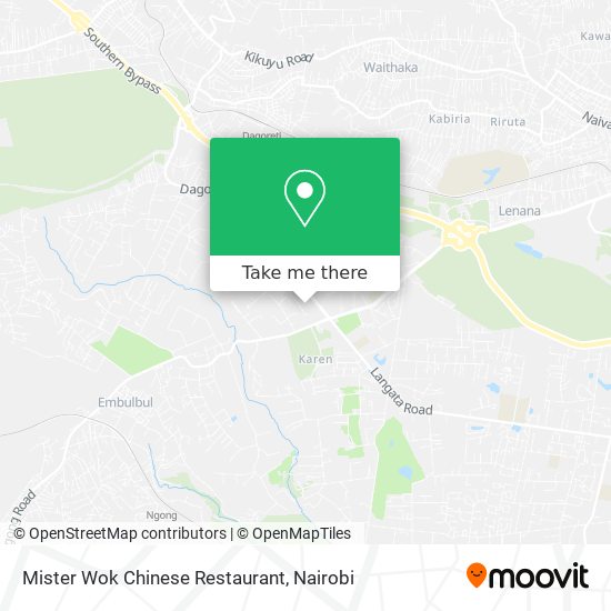 Mister Wok Chinese Restaurant map