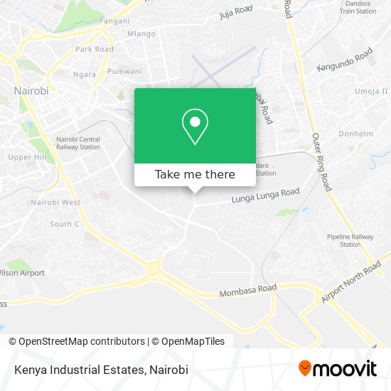 Kenya Industrial Estates map