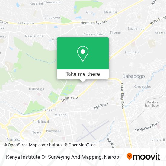 Kenya Institute Of Surveying And Mapping map