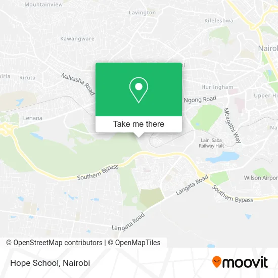 Hope School map