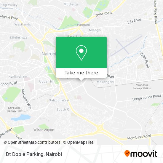 Dt Dobie Parking map