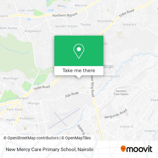 New Mercy Care Primary School map