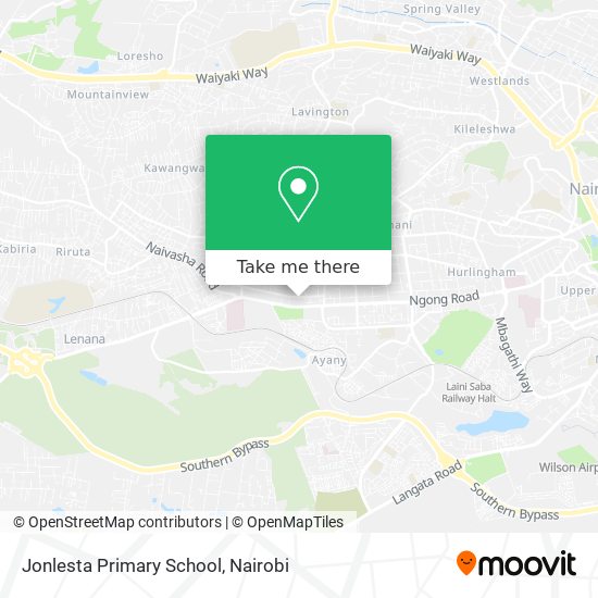 Jonlesta Primary School map