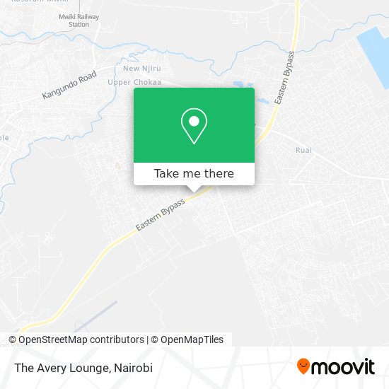 The Avery Lounge map