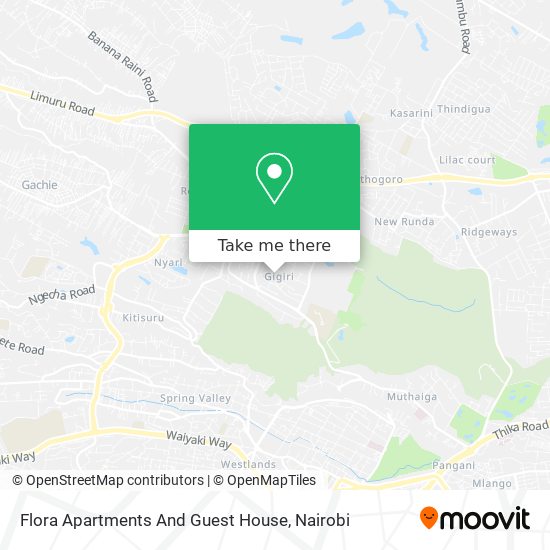 Flora Apartments And Guest House map