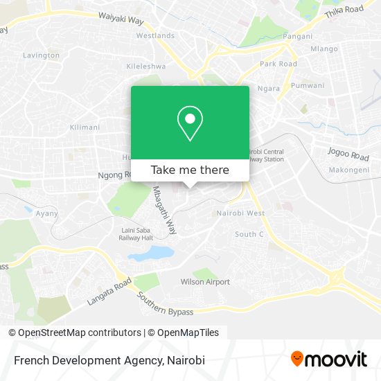 French Development Agency map