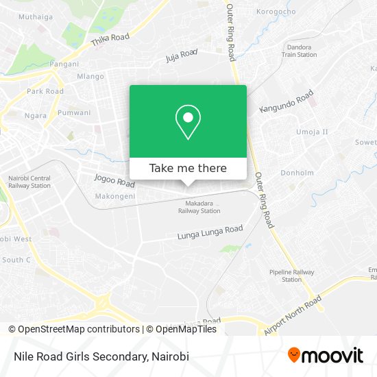 Nile Road Girls Secondary map