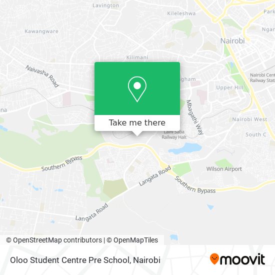 Oloo Student Centre Pre School map