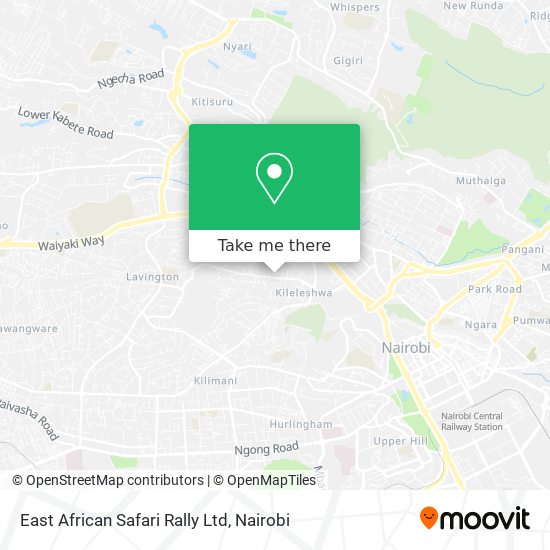 East African Safari Rally Ltd map