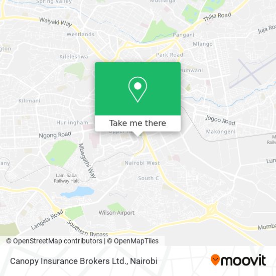 Canopy Insurance Brokers Ltd. map