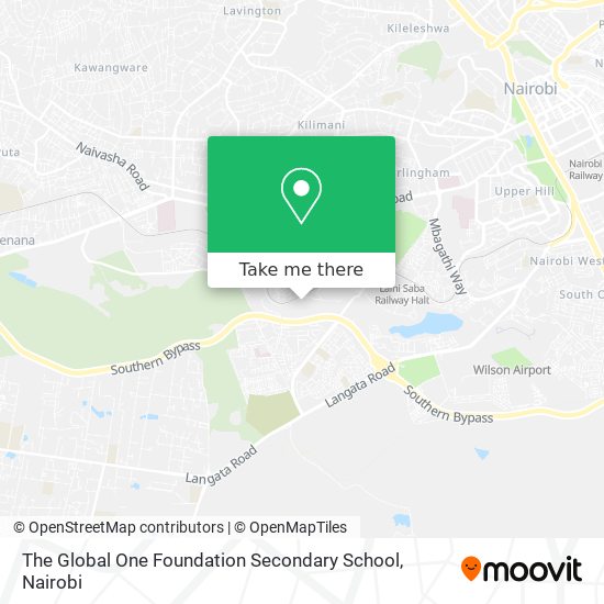 The Global One Foundation Secondary School map