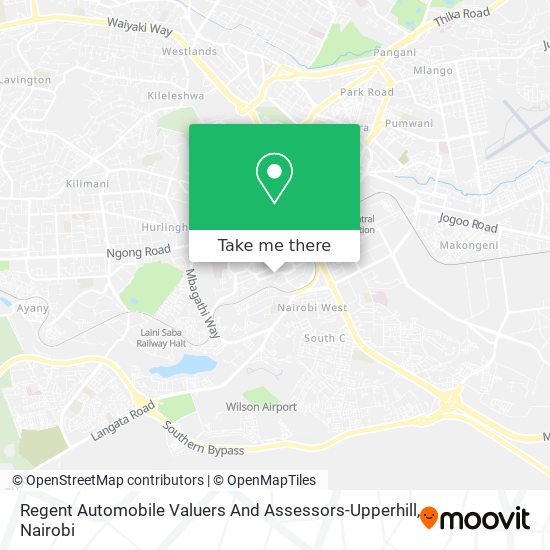 Regent Automobile Valuers And Assessors-Upperhill map