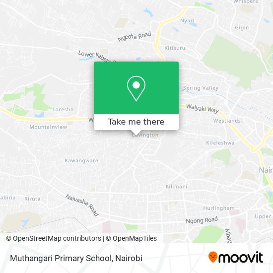 Muthangari Primary School map