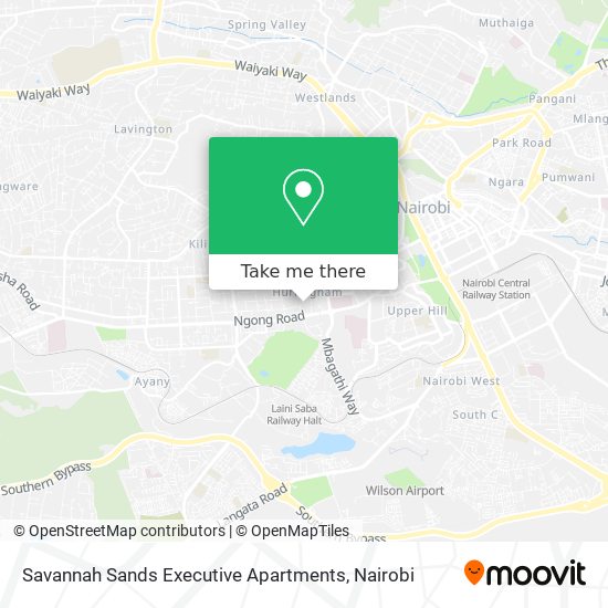 Savannah Sands Executive Apartments map