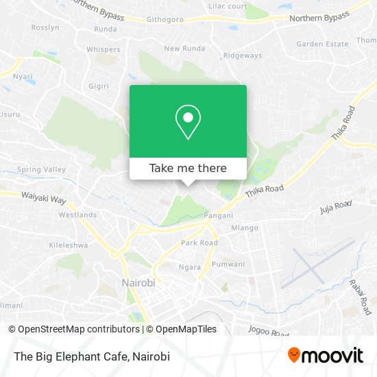 The Big Elephant Cafe map