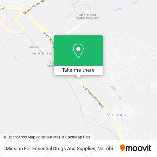 Mission For Essential Drugs And Supplies map