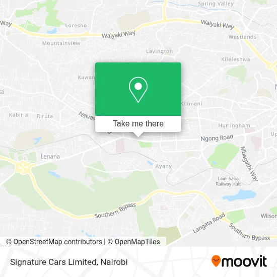 Signature Cars Limited map