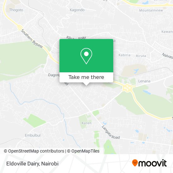 Eldoville Dairy map