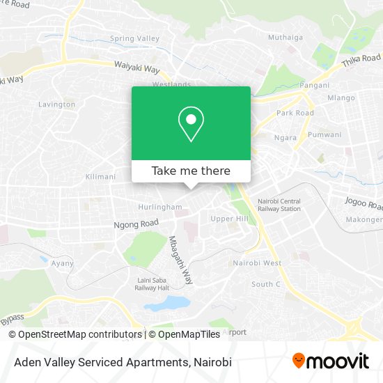 Aden Valley Serviced Apartments map