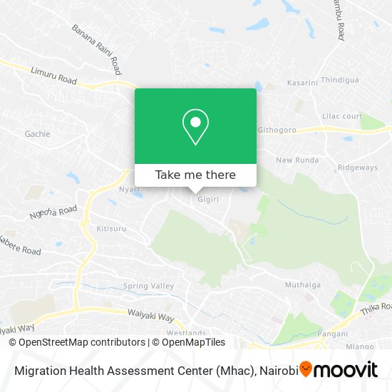 Migration Health Assessment Center (Mhac) map