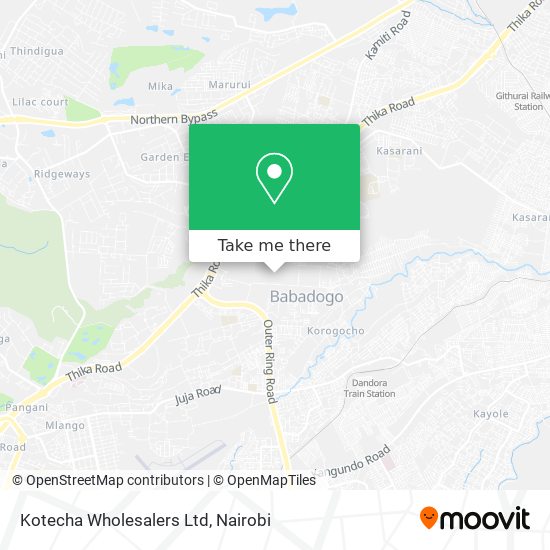 Kotecha Wholesalers Ltd map