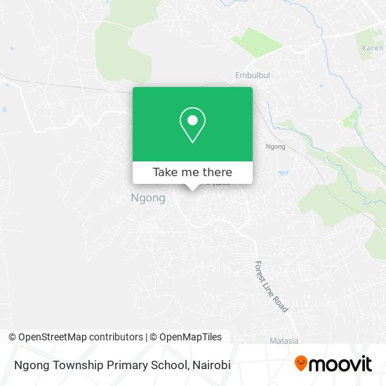 Ngong Township Primary School map