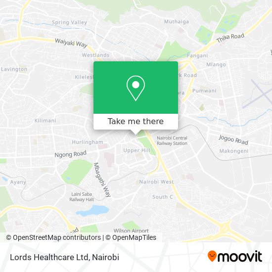 Lords Healthcare Ltd map