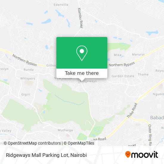 Ridgeways Mall Parking Lot map