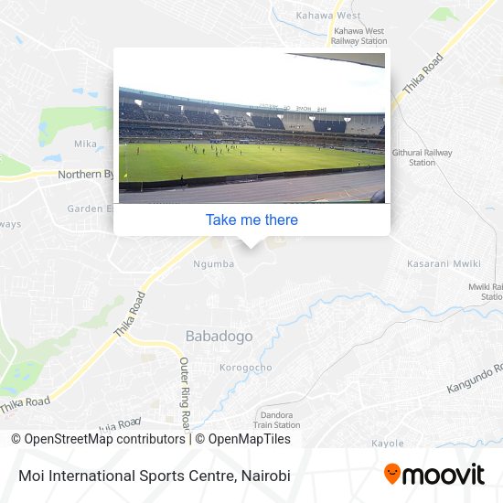 Moi International Sports Centre map