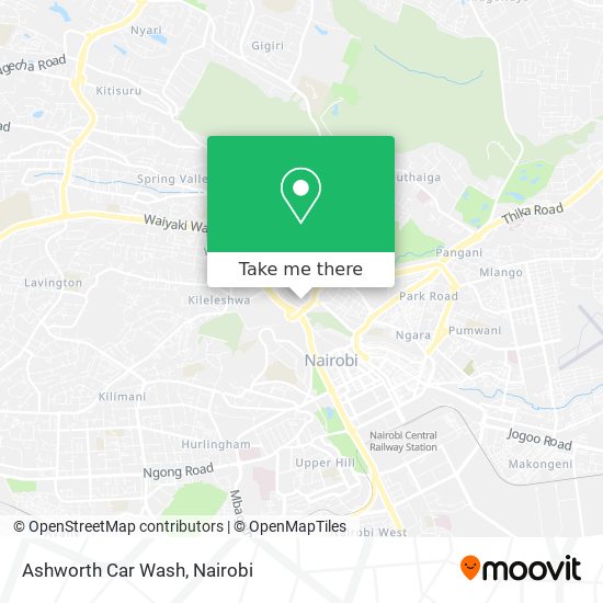 Ashworth Car Wash map