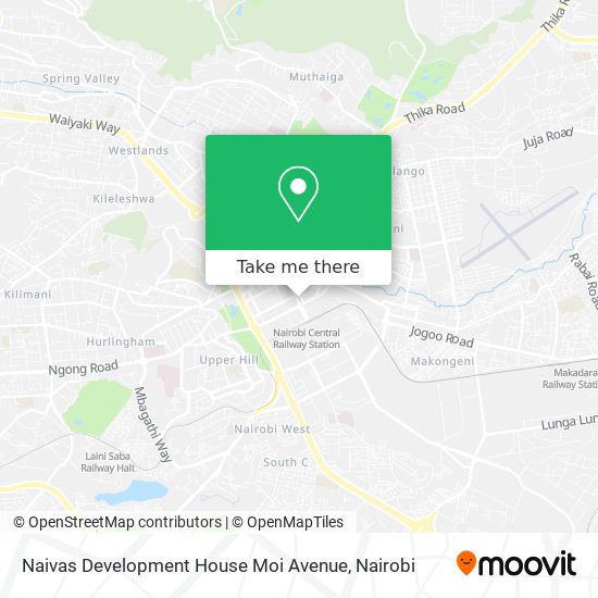 Naivas Development House Moi Avenue map