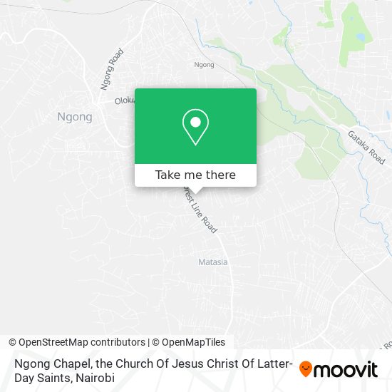 Ngong Chapel, the Church Of Jesus Christ Of Latter-Day Saints map