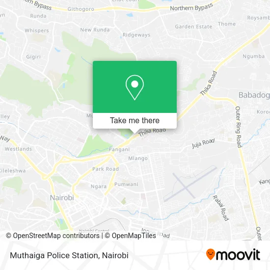 Muthaiga Police Station map