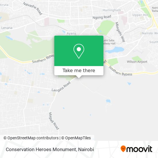 Conservation Heroes Monument map