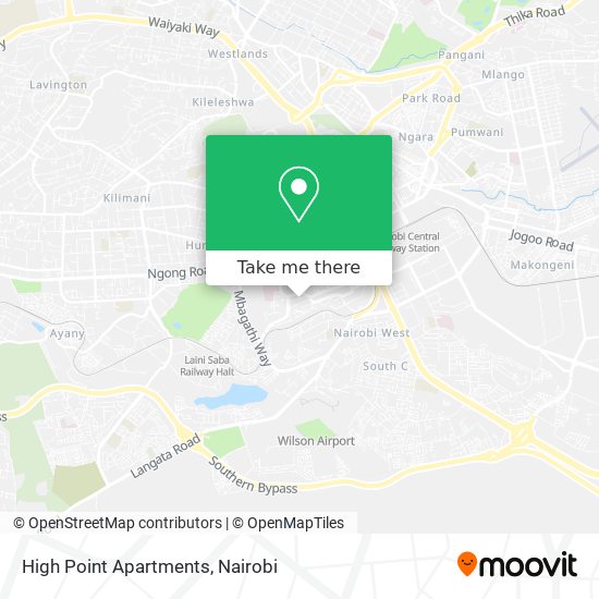 High Point Apartments map