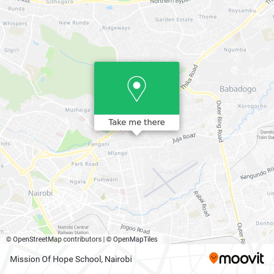 Mission Of Hope School map