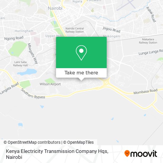 Kenya Electricity Transmission Company Hqs map