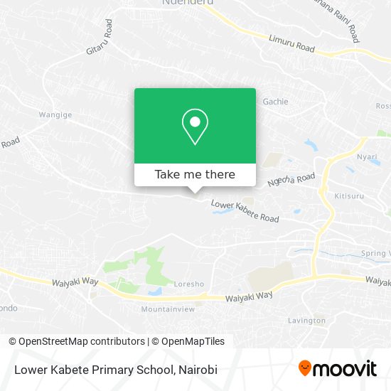 Lower Kabete Primary School map
