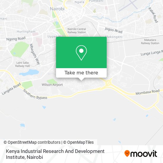 Kenya Industrial Research And Development Institute map