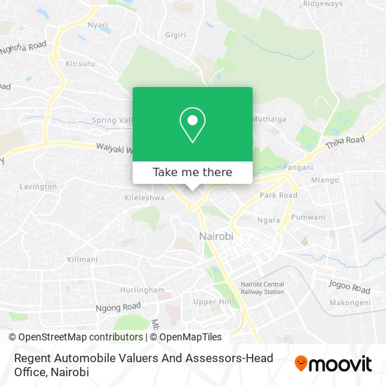 Regent Automobile Valuers And Assessors-Head Office map