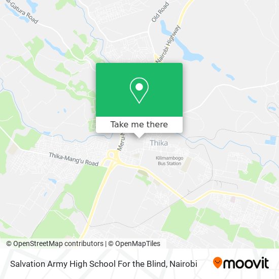 Salvation Army High School For the Blind map