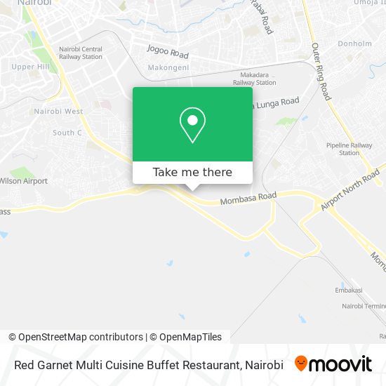 Red Garnet Multi Cuisine Buffet Restaurant map