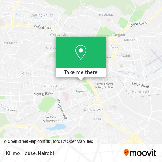 Kilimo House map