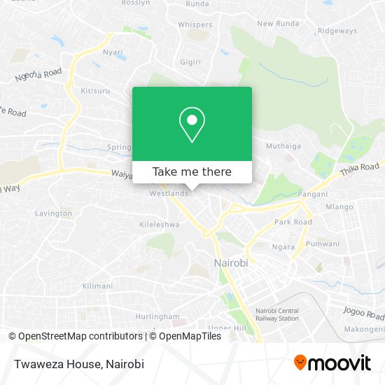 Twaweza House map